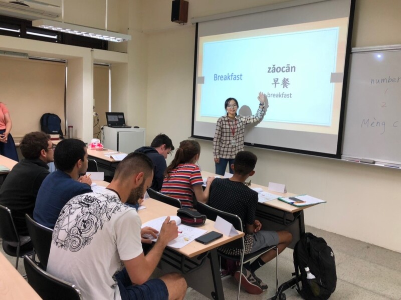 法國交流學生參與本校安排之華語課程