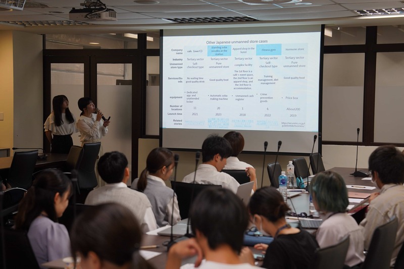 經管系日本實習生學習成果發表圖片