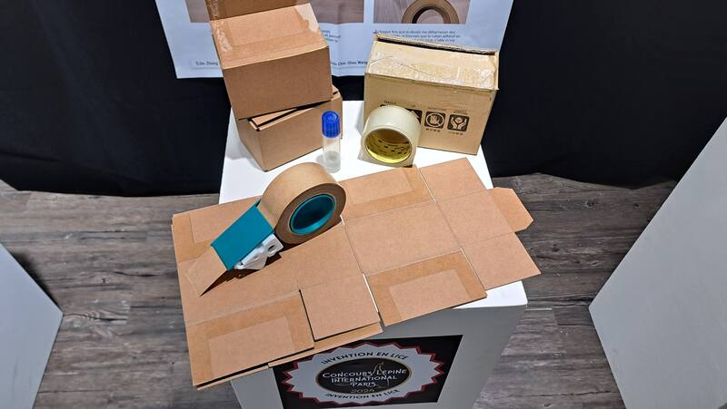 圖4.再濕膠環保紙箱榮獲Concours Lepine金獎殊榮圖片