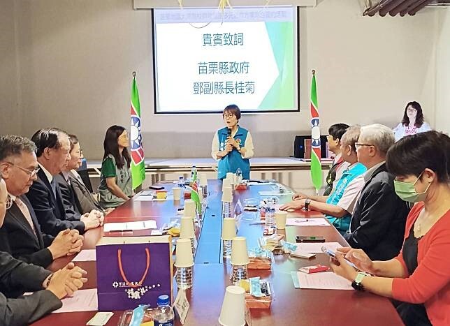 苗栗縣副縣長鄧桂菊致詞圖片