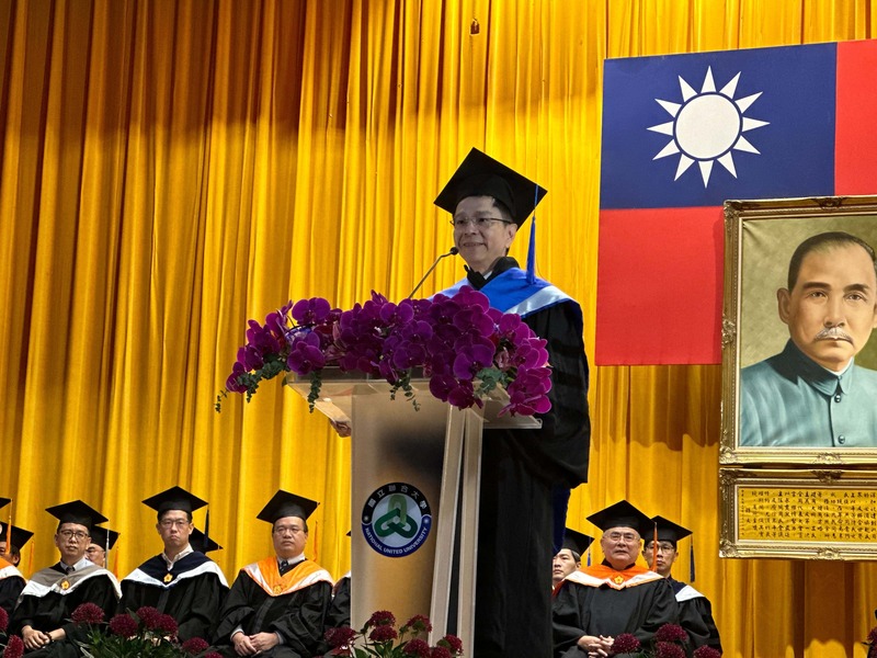 Google台灣 董事總經理馬大康博士致詞勉勵畢業生