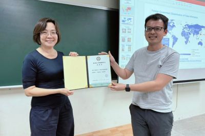 特別邀請優質新聞發展協會理事長邱家宜博士蒞校演講