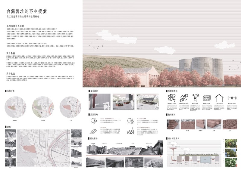 圖5.鄧宥妘同學所提出之「台泥舊址的再生提案」圖片