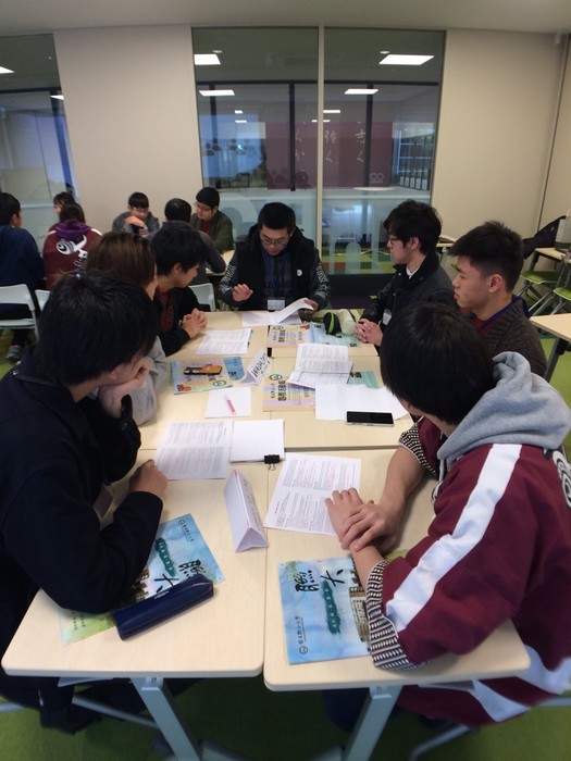 聯合大學學生與甲南大學學生議題討論圖片