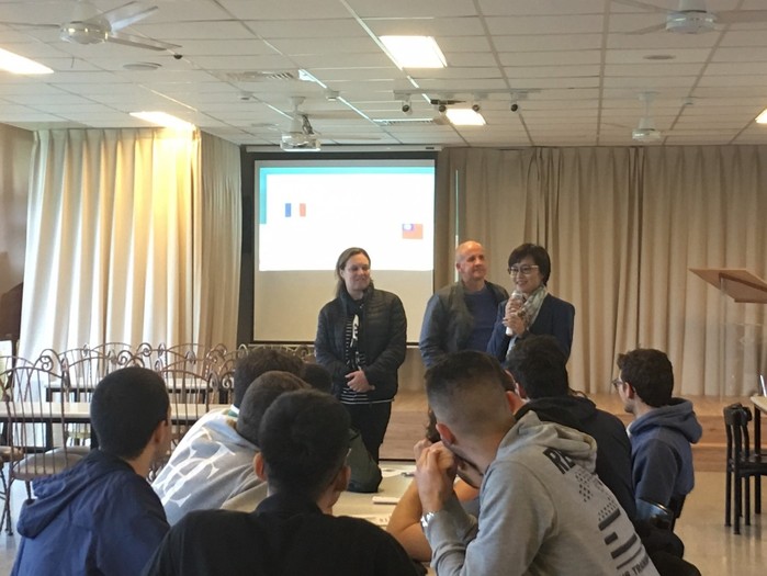 相見歡活動,國際組江莉琦組長致詞表達對交流團的歡迎之意