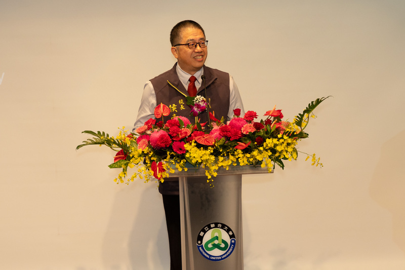 照片 4｜侯帝光校長代表國立聯合大學於大會開幕式中致詞圖片