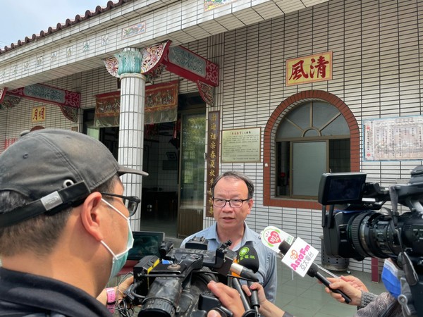 林本炫院長接受媒體訪問