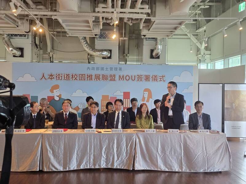 圖2.國立聯合大學侯帝光校長代表新進聯盟成員發言圖片