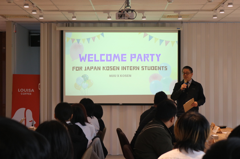 圖2.日本高專交流活動 侯帝光校長致詞圖片