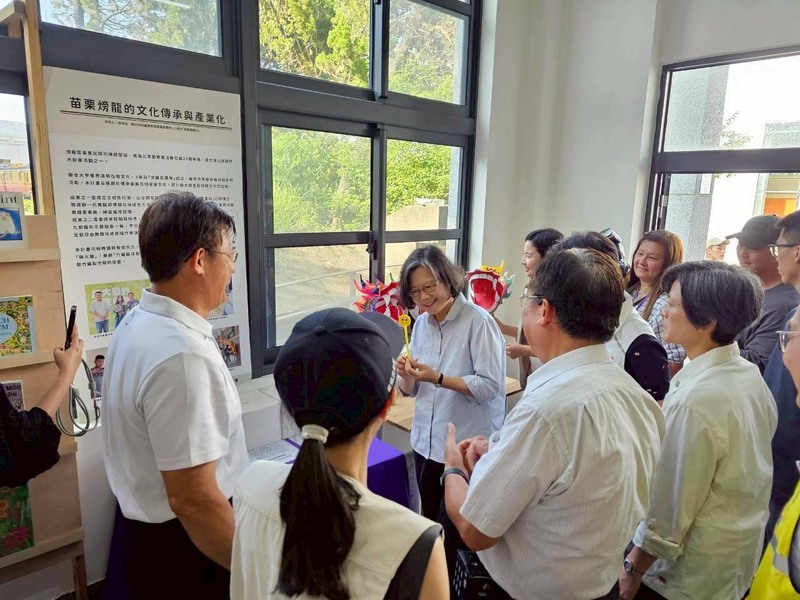 圖2.聯大館以在地連結與教育創新為主軸，展出內容涵蓋大學社會責任（USR）實踐成果圖片